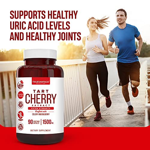 Tart Cherry Extract 1500mg Plus Celery Seed and Bilberry Extract Anti