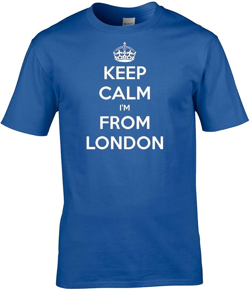 Playera para niña con texto en inglés "Keep Calm I'm from London" WW2 Amazon.es Ropa y accesorios