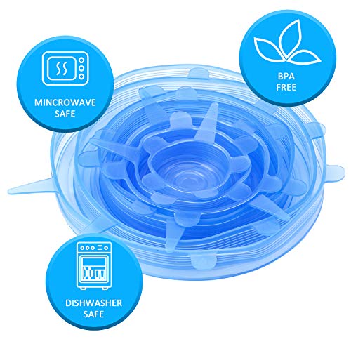 3 Silicone+Stretch+Lids+Covers+Leftovers