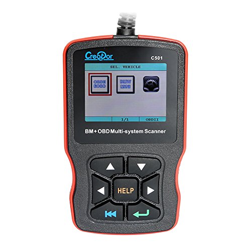 Creator C501 BMW Code Reader Full System Scan Tool with OBDII EOBD Engine Fault Scanner