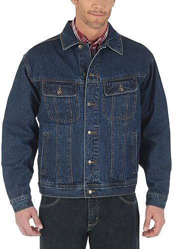 Wrangler Men's Rugged Wear Unlined Denim Jacket at Amazon Men's
