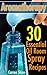 Aromatherapy: 30 Essential Oil Room Spray Recipes: (Diffuser Recipes and Blends)