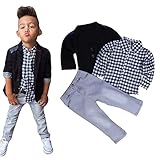 Elevin(TM)Kids Boys Business Suit+Shirt Tops+Trousers Children Clothes Outfits
