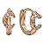 Snowman Lee Much More Concerned About C Popular Mix Element 18k Rose Gold Plated Hoop Earrings