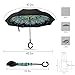 Ylovetoys Travel Umbrella Inverted Umbrella with C-Shaped Handle Inside Out Windproof Umbrella Upside Down Reverse Umbrella Double Layer Umbrella