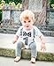 Baby Boy 1st Birthday Outfit – “Little Man” Cake Smash Set with Bow Tie Onesie & Leg Warmers – 12-18 Months