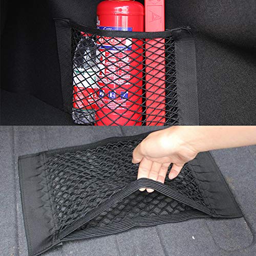 MCARCAR KIT 2pcs Automotive Storage Nets Mesh Cargo Net Universal Trunk