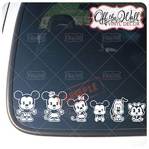 Mickey & Minnie Cutie Family Vehicle Car Truck Decal