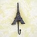 echomerx Eiffel Tower Paris Decor Vintage Style Wall Hook for Bedroom, Bathroom and Kitchen