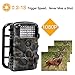 XIKEZAN 1080P HD Trail & Game Camera,12MP Mini Night Vision Wildlife Camera with Time Lapse & 2.4