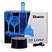 Wine Glass 2D Optical Illusion Night Lights, Wines Bottles Seven Color Variations, Red-Wine Glass Smart Touch Button USB and Battery Power, Amazing Creative Art Design for Children's Christmas Gifts