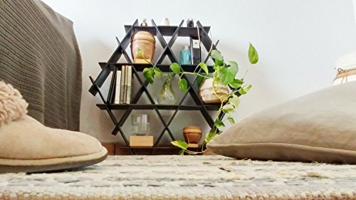 Black Night Stand - End Table Bedroom - Bedside Table - Card