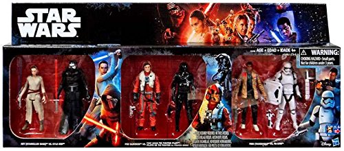 Star wars the force awakens rey vs kylo ren, poe vs tie…
