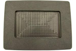 MAKE YOUR OWN GOLD BARS 1 oz Silver Art Bar Size High Density Graphite Mold Bullion 2oz Gold