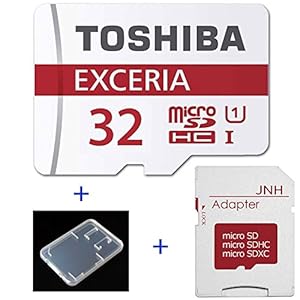 東芝 Toshiba 超高速UHS-I microSDHC 32GB + SD アダプター + 保管用クリアケース [並行輸入品]