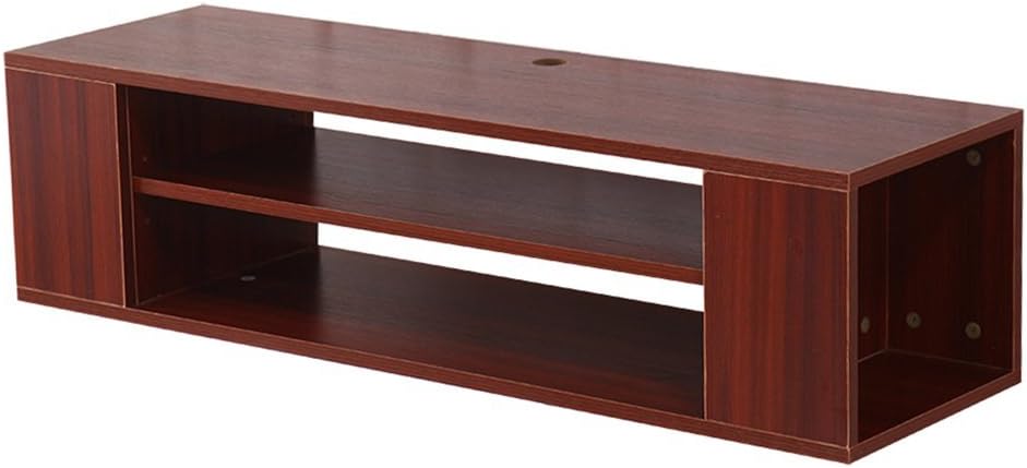 Living Room Furniture Floating Entertainment Center Shelves Outad Wall Mounted Media Console Shelf Wall Mounted Audio Video Tv Stand Entertainment Unit Cabinet With 2 Storage Compartments Audio Video Shelving Home Kitchen Amaltheiayada Gr