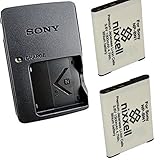 Sony BC-CSN Charger for Sony NP-BN1 NP-BN Cyber-shot, DSC-W530, W550, W560, W570, W580, W620, W650, W690, W710, W730, W800, W810, W830, WX30, WX50, WX70, WX80, WX150, WX220 Cameras + Bonus Car Charger