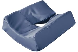 Master Massage Patented Memory Foam Ergonomic Dream Face Cushion Pillow Headrest, Royal Blue
