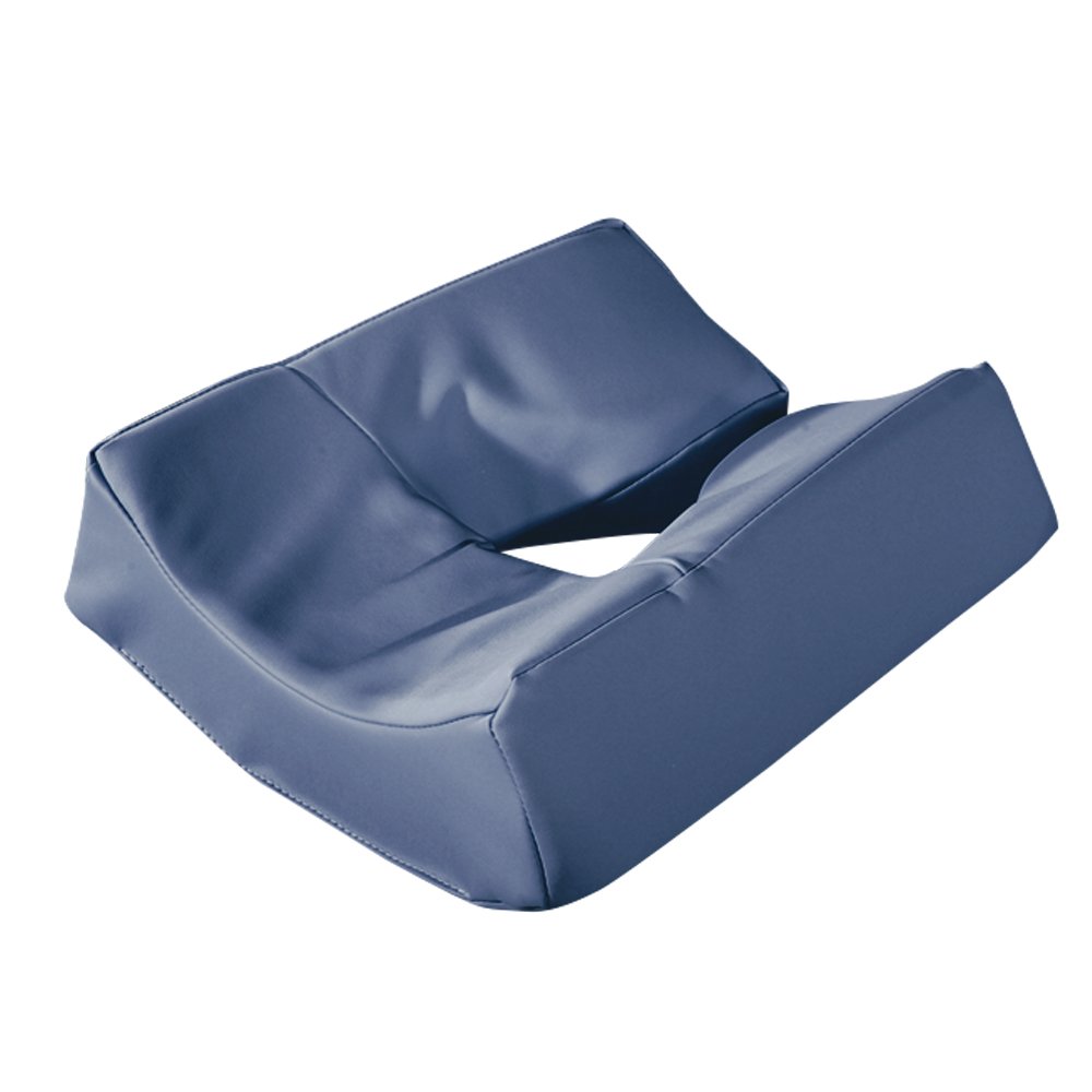 Master Massage Ergonomic Dream Face Cushion Pillow Memory Foam Universal Headrests Cradle, Royal Blue