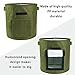 Potato Grow Bags,3-Pack 15 Gallon Potato Planter Bag, Double Layer Nonwoven Cloth Fabric Pots with Handles for Vegetables, Fruit, Carrot, Tomato, Onionthumb 3