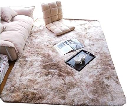 XDFERW Carpet Washable Velvet Height 3 cm Soft and Smooth Living Room Coffee Table Bedroom Bay Window Gradient Color Carpet Fashion Personality (Size : 200x300cm)