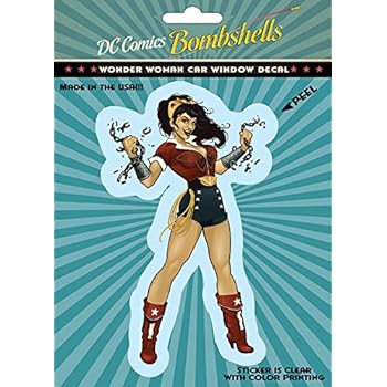 Dc Comics St Dcbs Ww2 Car Window Decal Dc Bombshells Dc Bombshells Wonder Woman