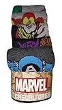Marvel Comics Avengers 5 Pair Casual Crew Socks,10-13,Multicoloured
