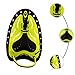 Global-store Professional Swim Training Paddles Hand Paddles Power Paddles Swimming Training Aid Large Flat Paddles for Men Women Children (Yellow, S)