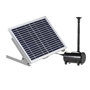 amazon solar powered pond pumps