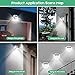 VOSONX Solar Lights Outdoor - Wireless Light Sensor & Motion Sensor Light, 40 LEDs Solar Powered LED Wall Light, IP67 Waterproof Home Decor Security Lights for Outside, Backyard, Front Door (4 Pack)
