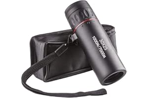 JiaSifu 60X21 High Definition Monocular Telescope with Smartphone Adapter, BAK4 Prism FMC Monocular with Clear Low Light Vision for Wildlife Hunting Camping Travelling（LD006-00Z-004）