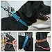 Coohom 2 Pack Genuine Leather Soft Waterproof Fabric Padded Dog Collars,Durable Adjustable Leather Pet Collars for Small Medium Large Dogs Black Red Blue Orange Yellow Brown (Large, Blue+Brown)thumb 2