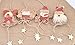 Christmas Tree Ornaments Stocking Decorations - 8 pcs Reindeer Bell Santa Clause Christmas Tree Angel Snow Man