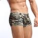 L'ASHER Men’s Sexy Camouflage Military Low Rise U Pouch Underwear Boxer Brief