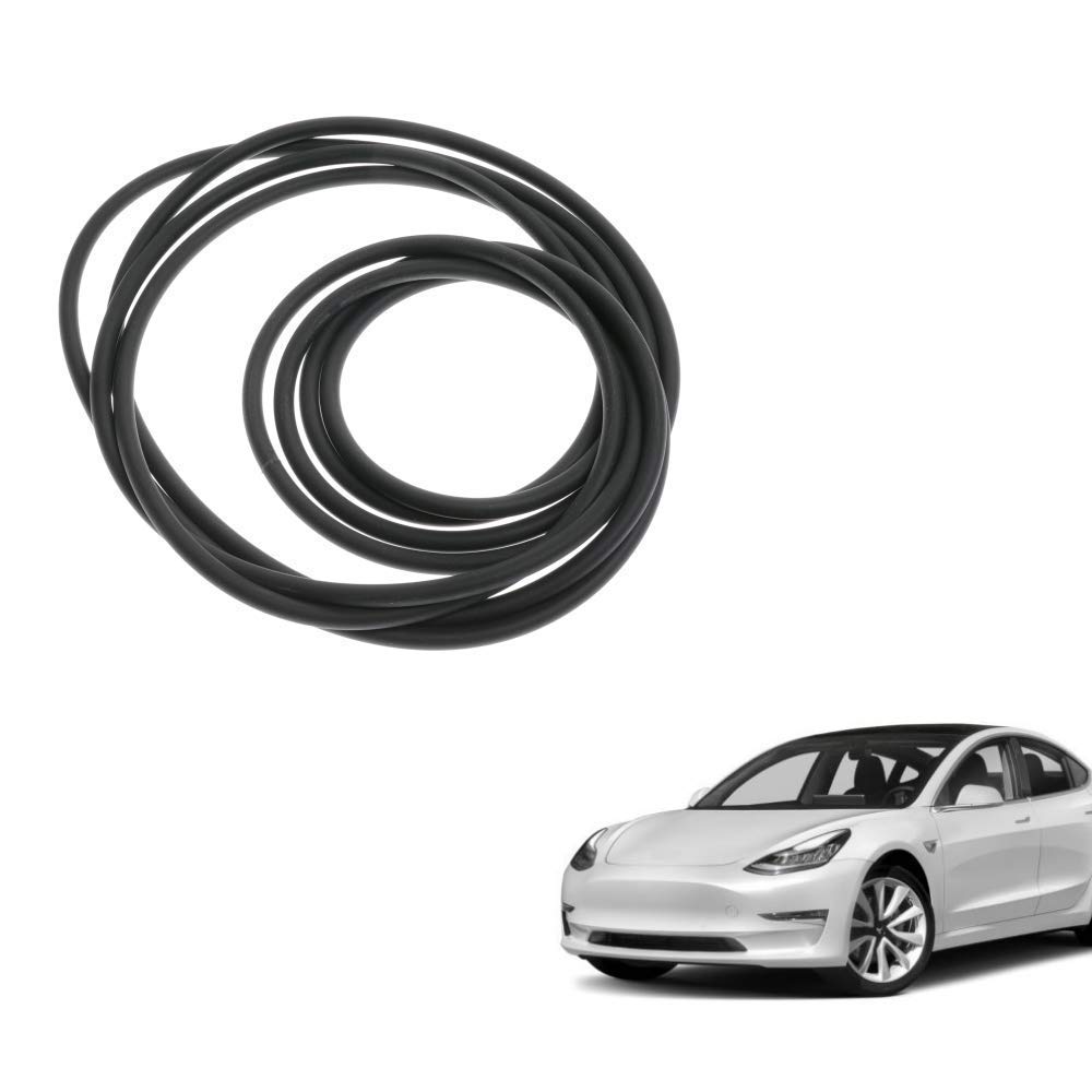 DEF Tesla Model 3 Roof Seal kit Windshield & Roof Wind Guard Noise Lowering Dampening Reduction Kit (Black)