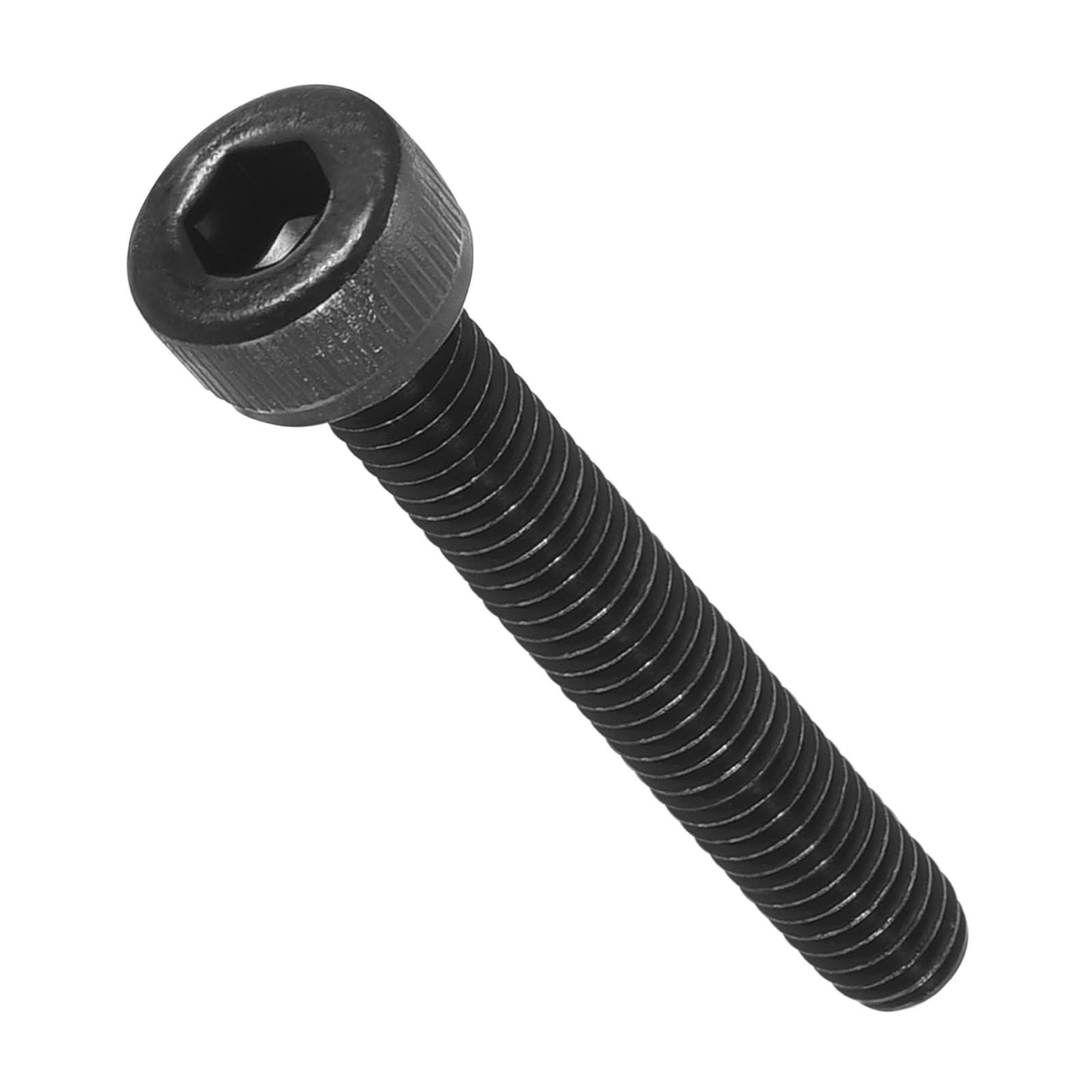 METALLIXITY Socket Head Cap Screws(M4-0.7x28mm)50Pcs, Carbon Steel Allen Socket Drive DIN912/ISO4762 Metric Oxide - Machine Grade 12.9 Internal Hex Screw UNC Coarse, Black — image 1
