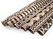 Note Card Cafe Bella Kraft All Occasion Wrapping Paper | 6 Pack | 30 x 120 inch Rolls | Kraft Brown, Black | for Birthdays, Weddings, Showers, Gifts, Holidays, Christmas | Recyclable, Biodegradable