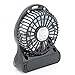 innobay 3-inch Mini Handy Portable Rechargeable Fan Operated by 18650 Lithium Battery, 3 Speeds, 1 Led Night Light, Perfect Size to Put in Hand Bag and Pocket (Black)