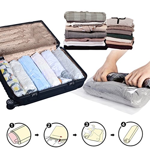 12pack Travel Space Saver Bags (Medium to Large) NoVacuum Compression