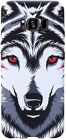Samsung GALAXY S8 Plus Case, Jucellnday Vivid Animal Lines Scratch-Resistant Shock Absorption Technology Bumper Soft TPU Cover Case for Samsung GALAXY S8 Plus- White Wolf(2018)