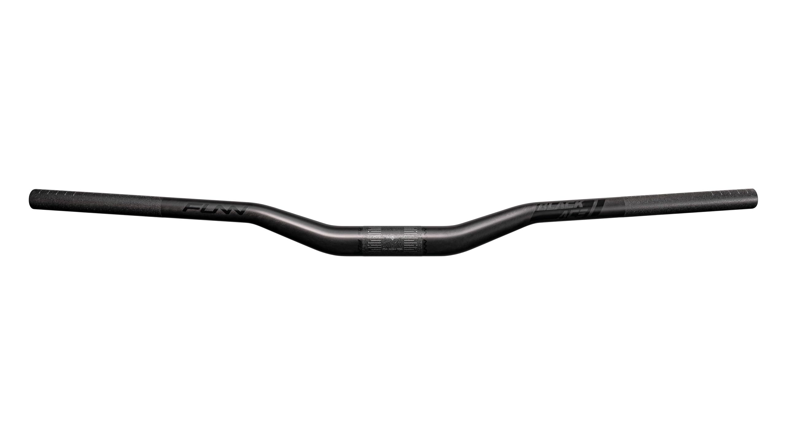 Funn Black Ace UD Carbon Fiber MTB Riser Handlebar with Bar Clamp 31.8mm and Width 785mm - Mountain BIke Handlebar for Mountain Bike/BMX Bike (Rise 30mm)