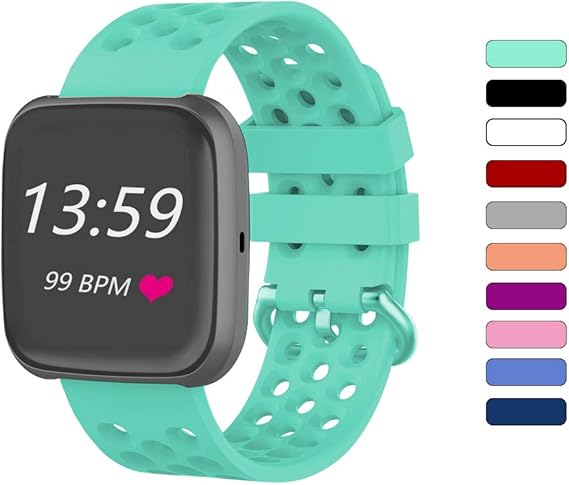 fitbit versa teal band