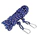 Safety Rock Climbing Rope, Perfessional Rappelling Auxiliary, Diameter 10mm,100%Quality assurance New(Blue)