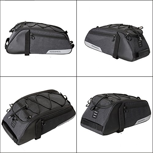 COTEetCI Mountain Road Bike Saddle Bicycle Cycling Rear Seat Rack Trunk Bag Pack Pannier Carrier Shoulder Bag