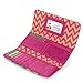 Vera Bradley Womens Trifold Wallet Ziggy Zinnia One Size