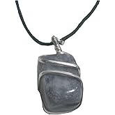 Gavya International Raw Lepidolite stone Pendant Crystal Himalayan Gemstone Necklace Lepidolite stone are used Third Eye Chakra, Crown Chakra Transition Awareness Emotional Balance