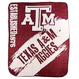 The Northwest Company NCAA Collegiate School Logo Fleece Blanket (Texas A&M Aggies, 50