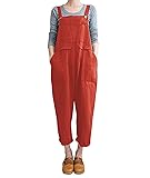 Aedvoouer Women's Baggy Plus Size Overalls