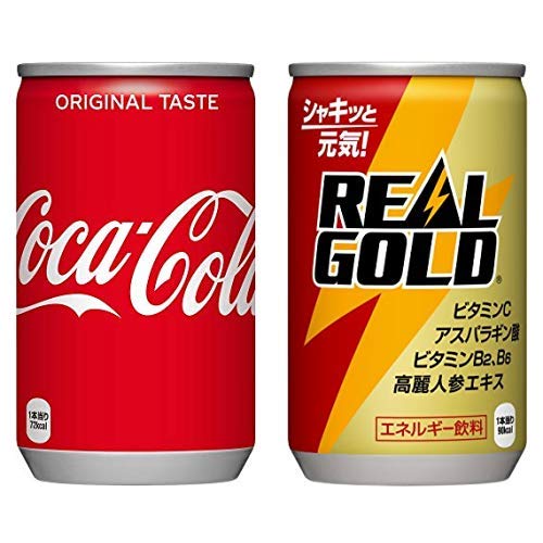 【セット買い】コカ・コーラ コカ・コーラ 160mlPET×30本 + リアルゴールド 160ml缶×30本商品画像