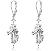 Horse Earrings for Women 925 Sterling Silver Horse Earrings Kentucky Derby Jewelry Gifts for Women